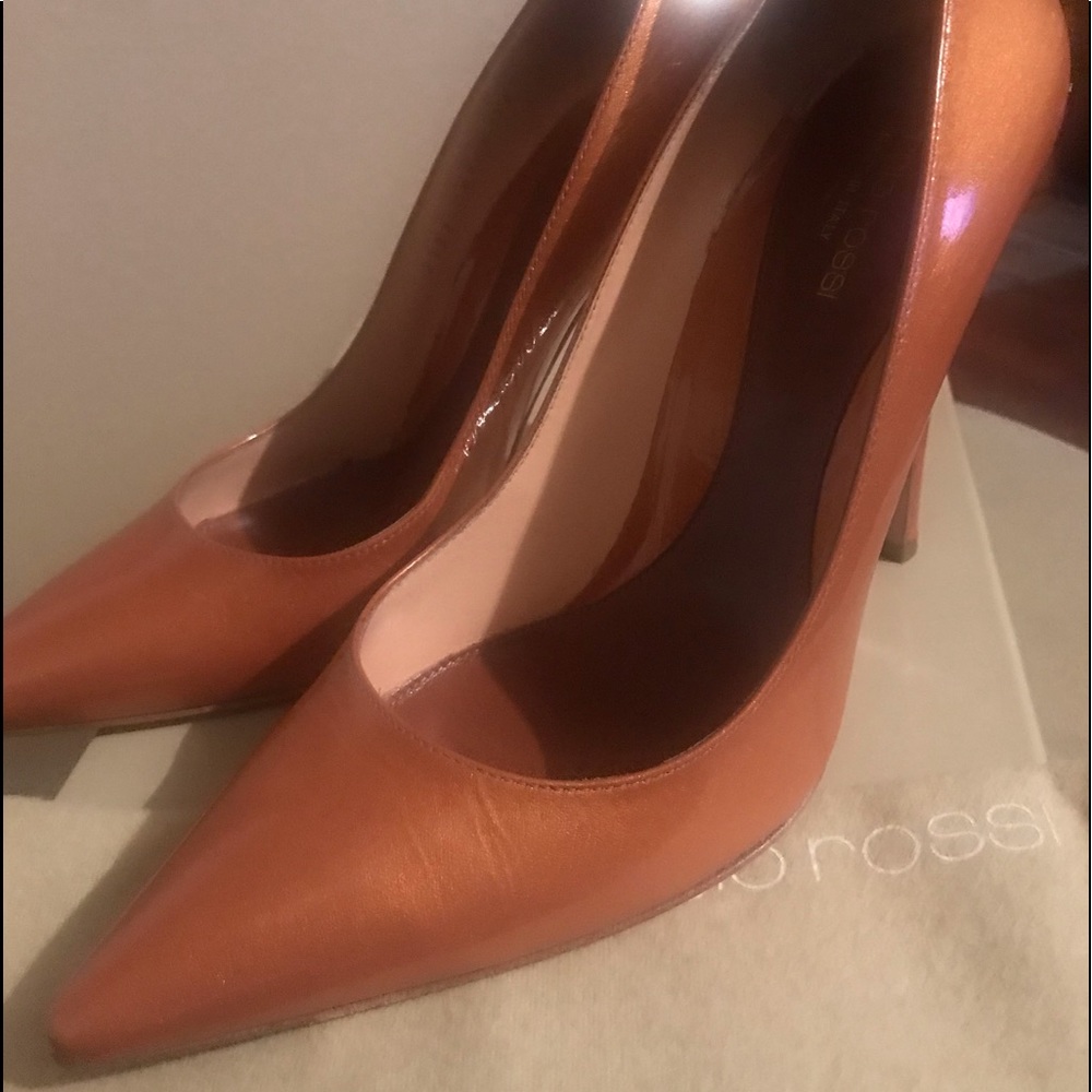 Sergio Rossi Pelle Vernice Pumps size 39